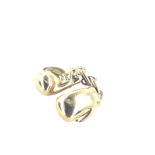 Men’s 9ct Yellow Gold Hollow Boxing Glove Pendant - 1.9g 1.5cm
