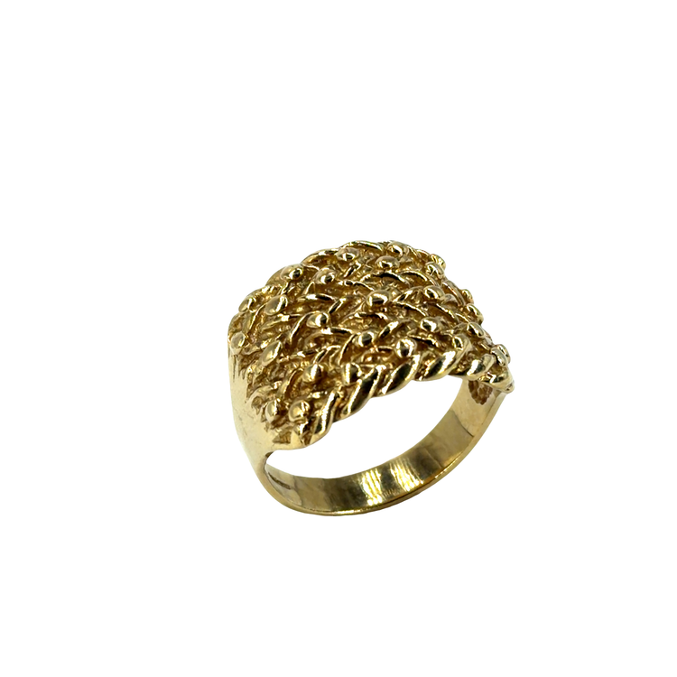 9CT Yellow Gold Keeper Ring 10.2g