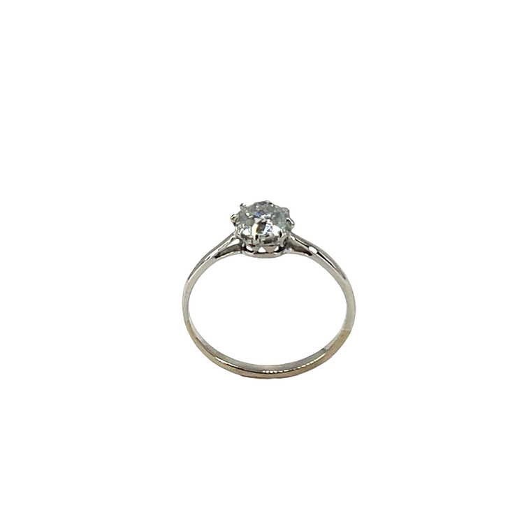 Classic Diamond 0.60CT Solitaire Ring in 18CT White Gold