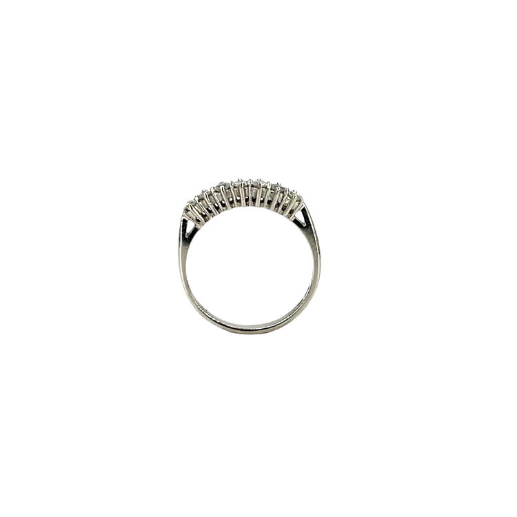 Multi-Stone Diamond Band Ring in 9CT White Gold