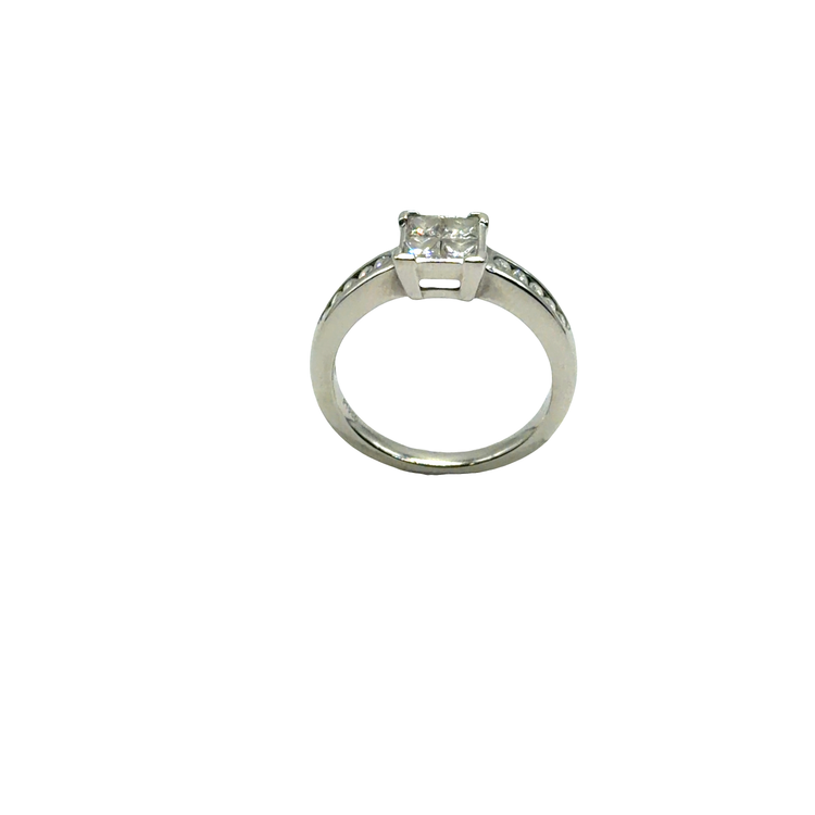 Fancy Brown Diamond Cluster Ring in Platinum