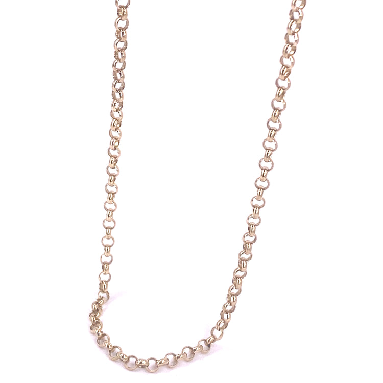 Men’s 9ct Yellow Gold Belcher Chain - 24” 11.4g