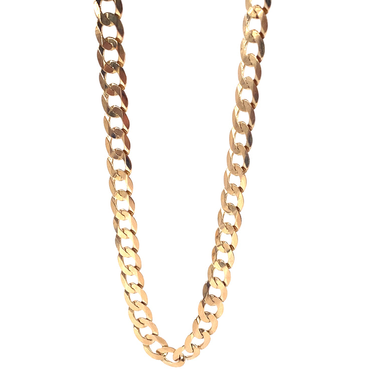 Men’s 9ct Yellow Gold Curb Chain -14.9g