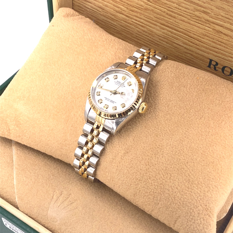 Women’s Bimetallic Rolex Datejust Watch - 26mm