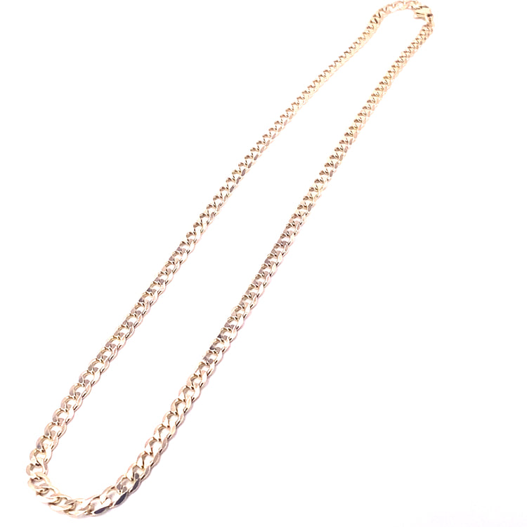 Men’s 9ct Yellow Gold Curb Chain - 16.5g 20”