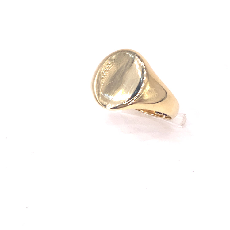 Men’s 9ct Yellow Gold Signet Ring - 4.4g