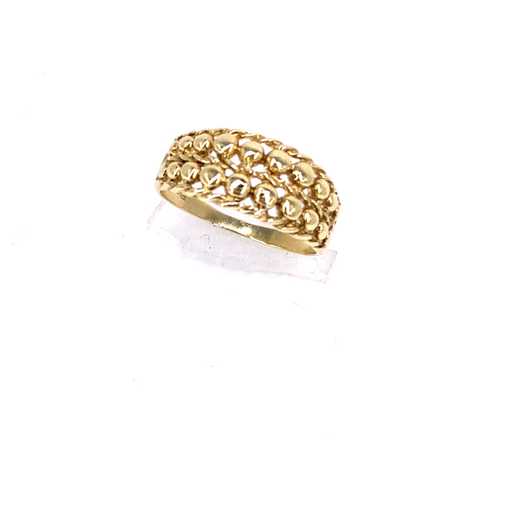 Children’s 9ct Yellow Gold Keeper Ring - 2.2g