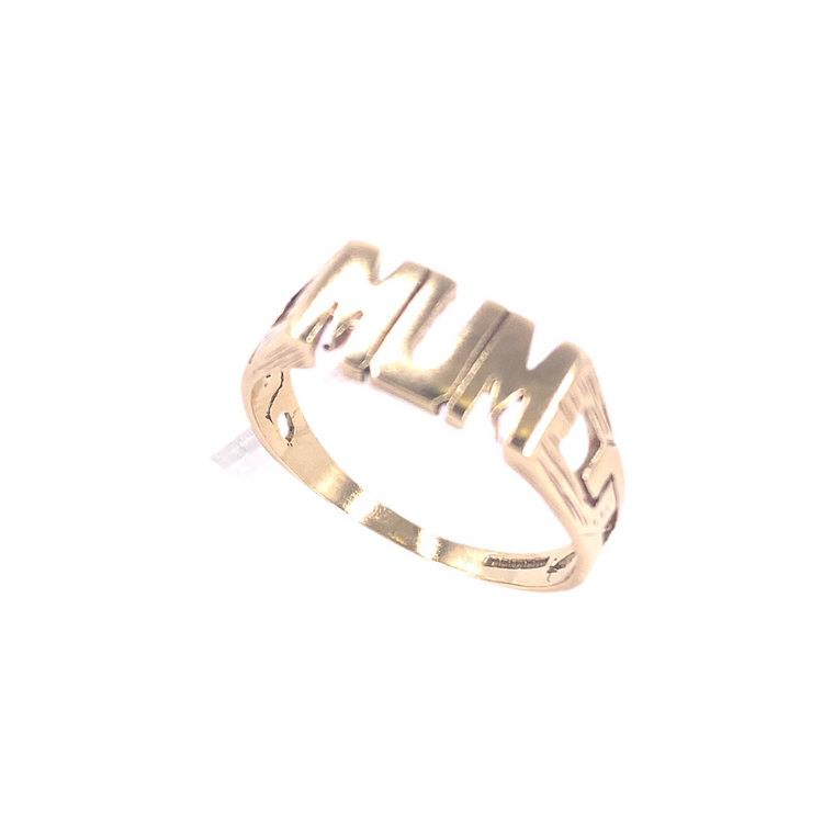 Women’s 9ct Yellow Gold Mum Ring - 2g