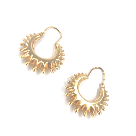 Children’s 9ct Yellow Gold Creole Hoop Earrings - 1.5g