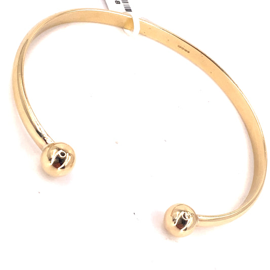 Women’s 9ct Yellow Gold Torque Bangle - 14.9g