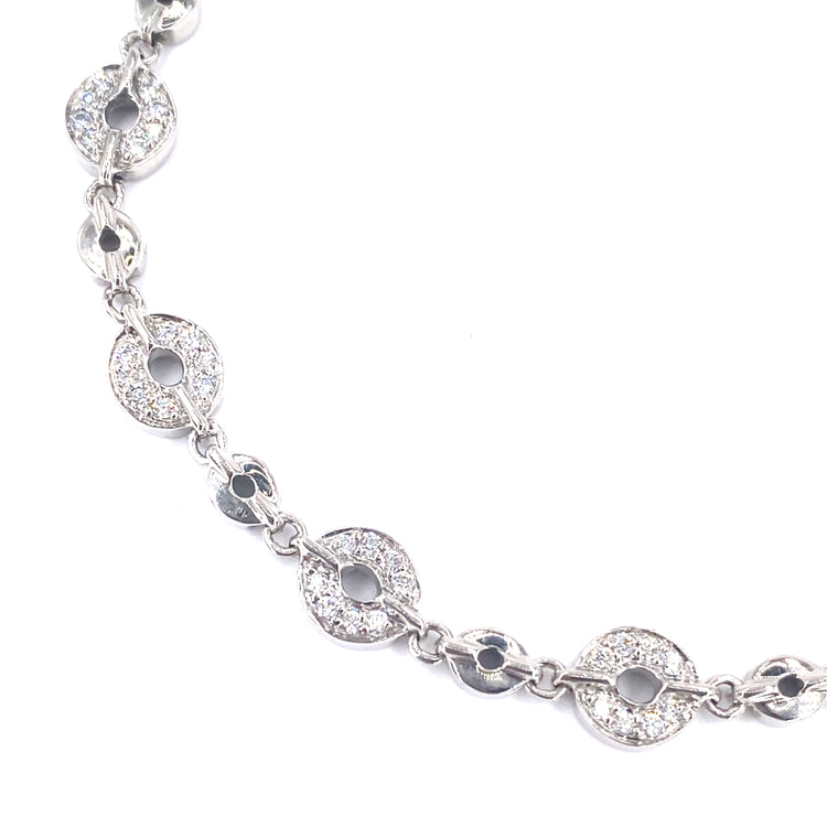 Women’s 14ct White Gold Diamond Bracelet - 0.80ct