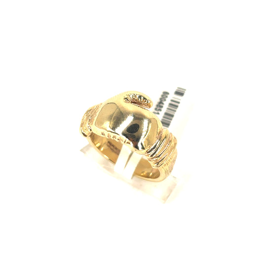 Children’s 9ct Yellow Gold Boxing Glove Ring - 7.9g NEW