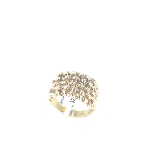 Men’s 9ct Yellow Gold Keeper Ring -6.4g