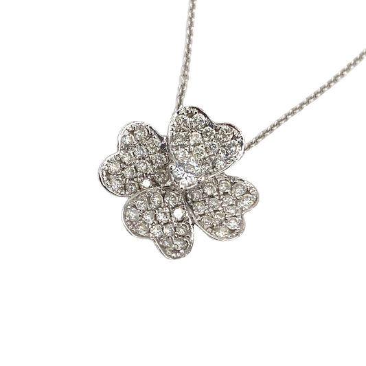 Women’s 18ct Diamond ‘Aoife’ Clover Pendant - 0.55ct