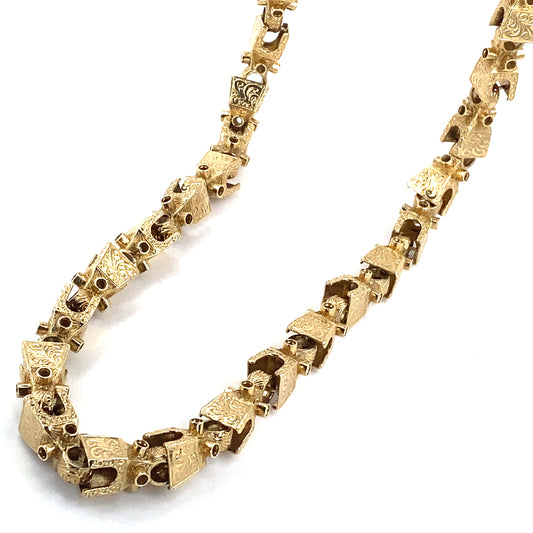 Men’s 9ct Yellow Gold XL Lego Chain