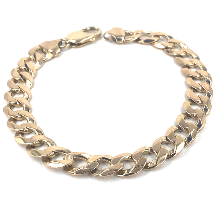 Men’s 9ct Heavy Curb Bracelet - 25.4g