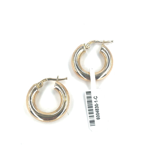 Children’s 9ct Yellow Gold ‘Sleeper’ Plain Hoop Earrings - 2g