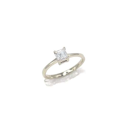 Women’s 9ct White Gold 0.20ct Diamond Ring