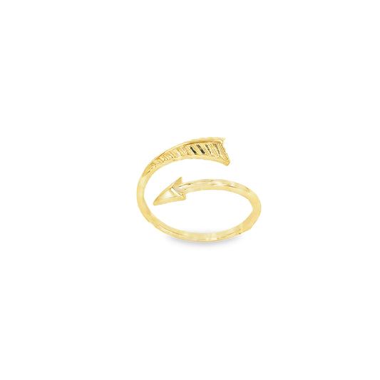 Women’s 9ct Yellow Gold Arrow Ring - 2g