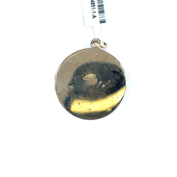 Men’s 9ct Yellow Gold St Christopher Pendant - 5.6g