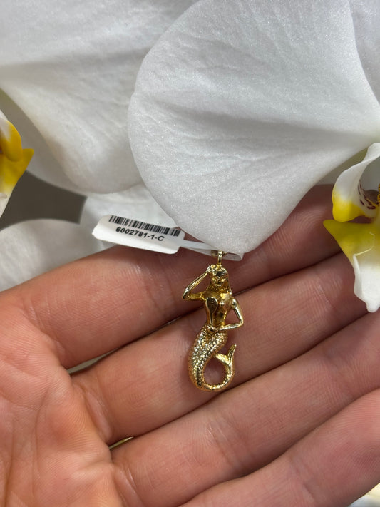 Women’s 9ct Yellow Gold Mermaid Charm - 3G