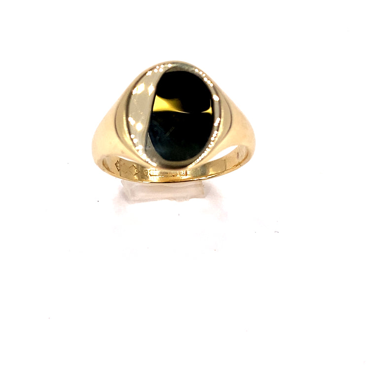 Men’s 9ct Yellow Gold Signet Ring - 6g