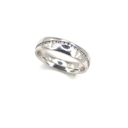 Women’s 18ct White Gold Full Eternity Ring-0.35ct