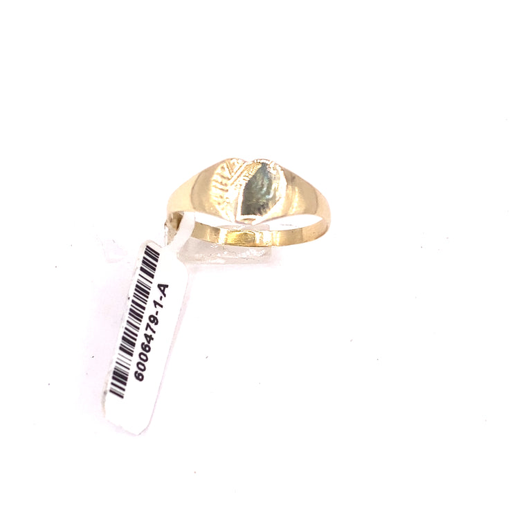 Children’s 9ct Yellow Gold Heart Ring- Size D