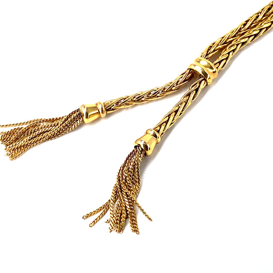 Women’s 9ct Yellow Gold Vintage Style Rope Necklace - 17.3G