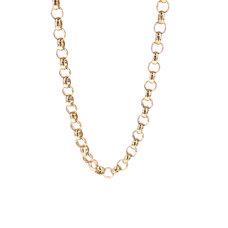 Women’s 9ct Yellow Gold Belcher Chain - 48” 26g