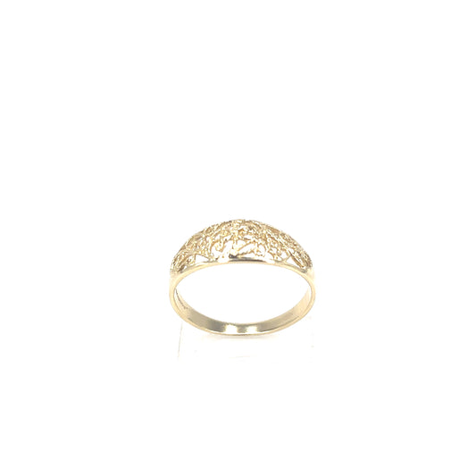 Women’s 9ct Yellow Gold Openwork Ring - 2.1g