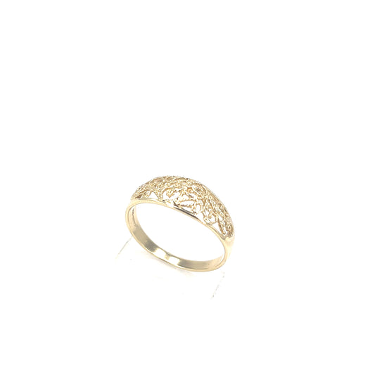 Women’s 9ct Yellow Gold Openwork Ring - 2.1g