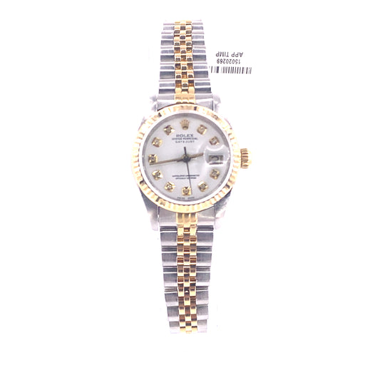 Women’s Bimetallic Rolex Datejust Watch - 26mm