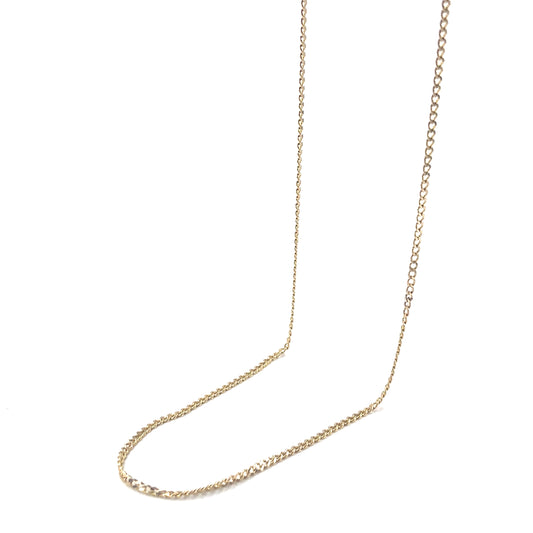 Women’s 9ct Yellow Gold Curb Chain - 20” 3G