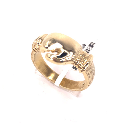 Men’s 9ct Yellow Gold Boxing Glove Ring - 9g Size V