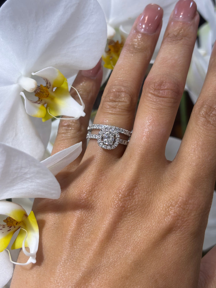 Platinum Diamond Engagement Set - 1.70ct