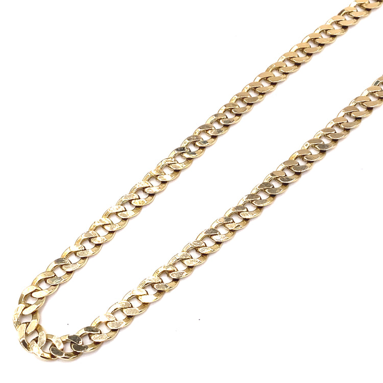 Men’s 9ct Yellow Gold Chain - 22” 32.2g