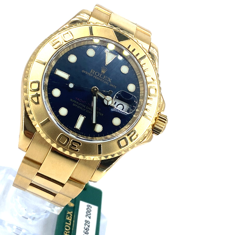 Men's 18ct Yellow Gold Rolex Yacht-Master Oyster Perpetual Date