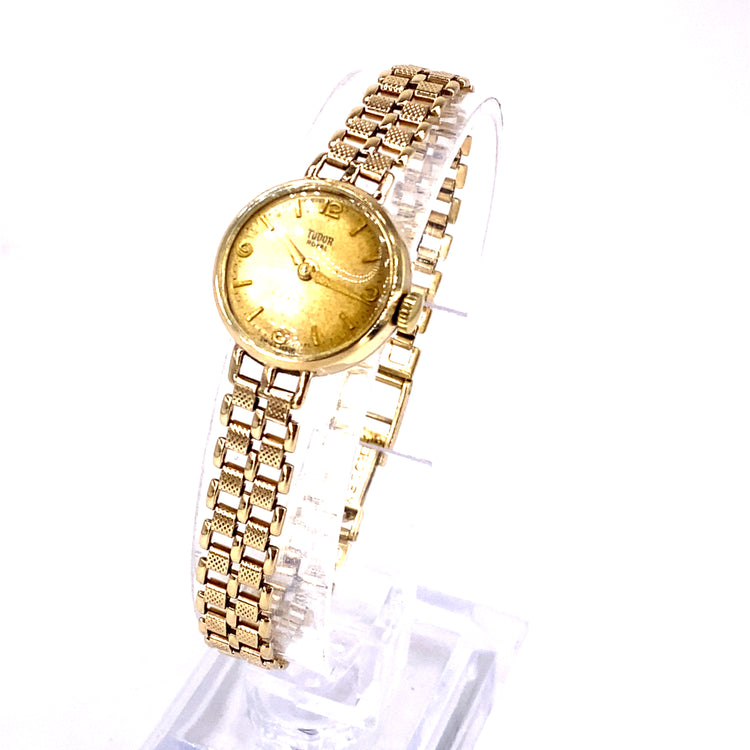 Women’s 9ct Yellow Gold Tudor Vintage Watch - 14.4g