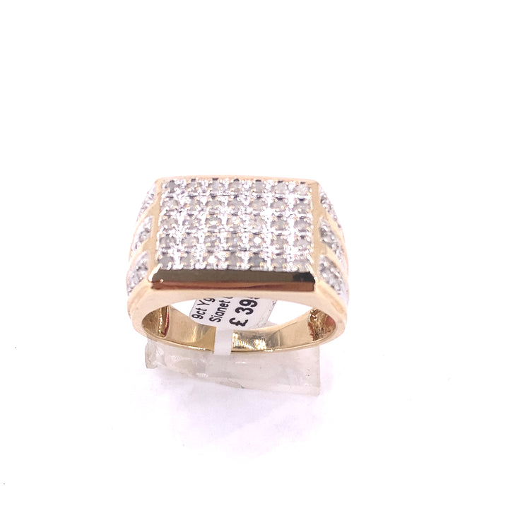 Women’s 9ct Yellow Gold Diamond Ring