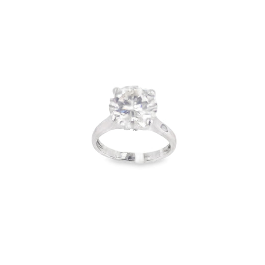 Women’s Platinum Diamond Engagement Ring - 3.27ct G Colour I1 Clarity