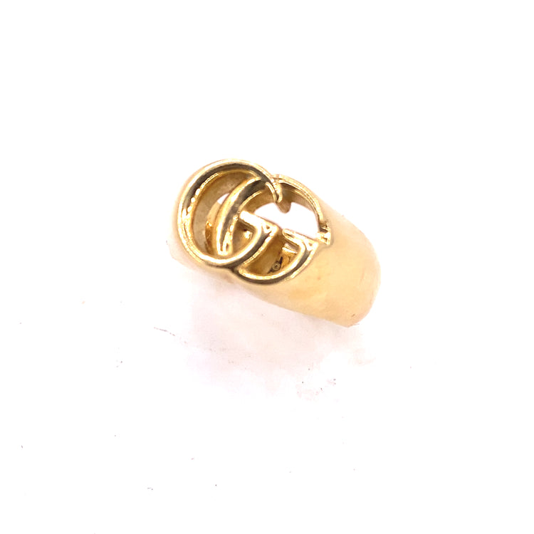 Unisex 18ct Yellow Gold Gucci Ring -12g