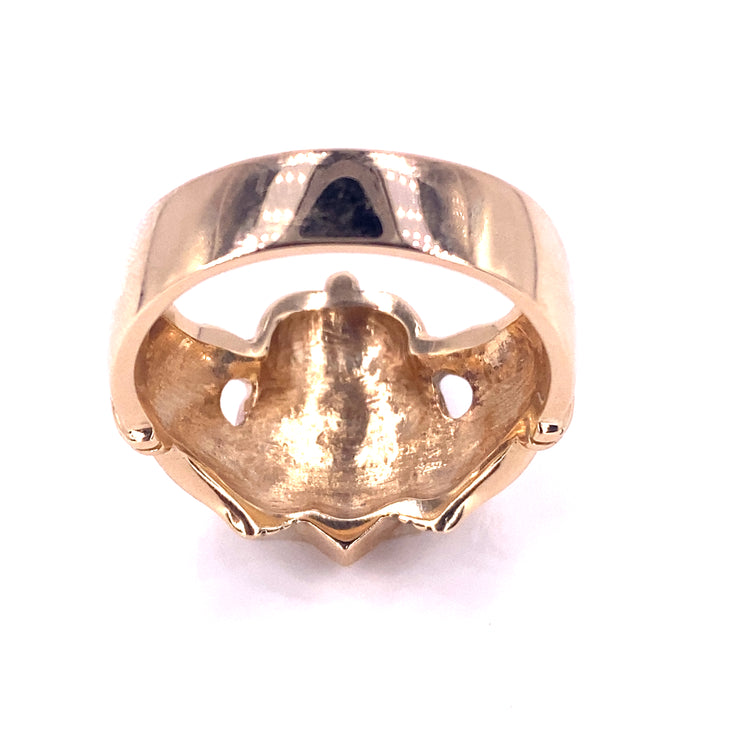 Men’s 9ct Yellow Gold Claddagh Ring -18.2g