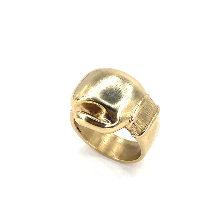 Men’s 9ct Yellow Gold Boxing Glove Ring