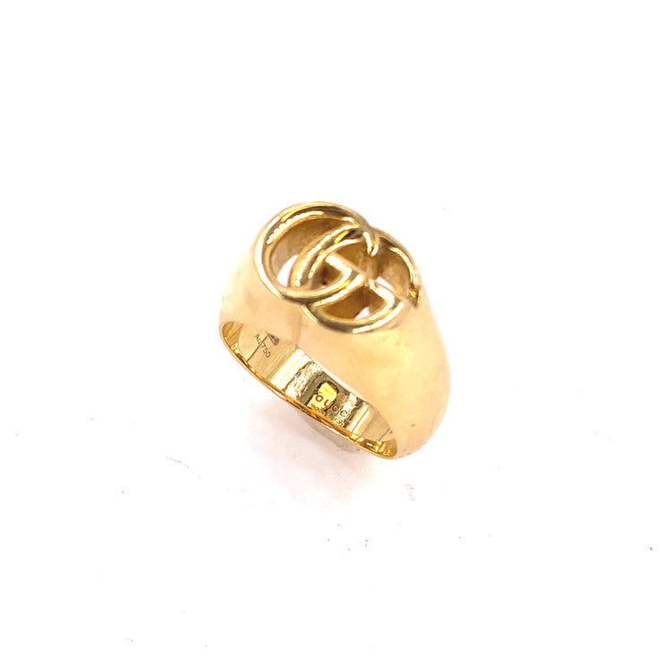 Unisex 18ct Yellow Gold Gucci Ring -12g