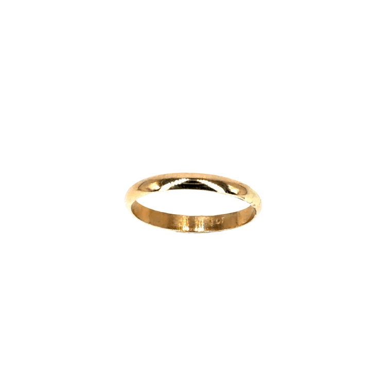 9CT Classic Gold Wedding Band - Hyman’s Jewellers