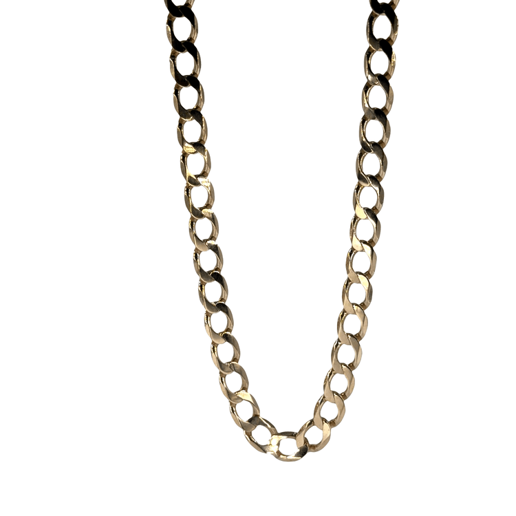 9CT Classic Rose Gold Cuban Link Chain 20.9g - Hyman’s Jewellers