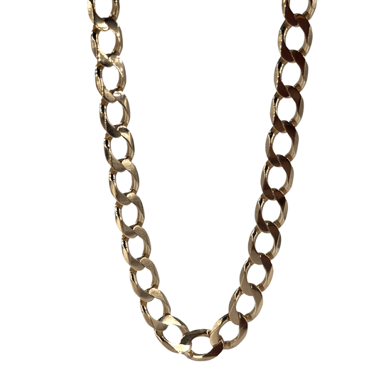 9CT Classic Rose Gold Cuban Link Chain 20.9g - Hyman’s Jewellers