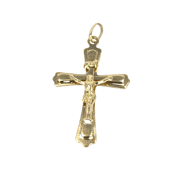 9ct Yellow Gold Crucifix Pendant - Hyman’s Jewellers