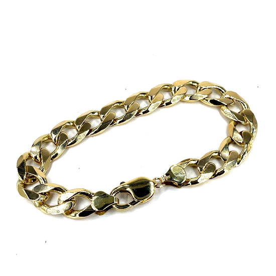 9ct Yellow Gold Curb Chain Bracelet - Hyman’s Jewellers